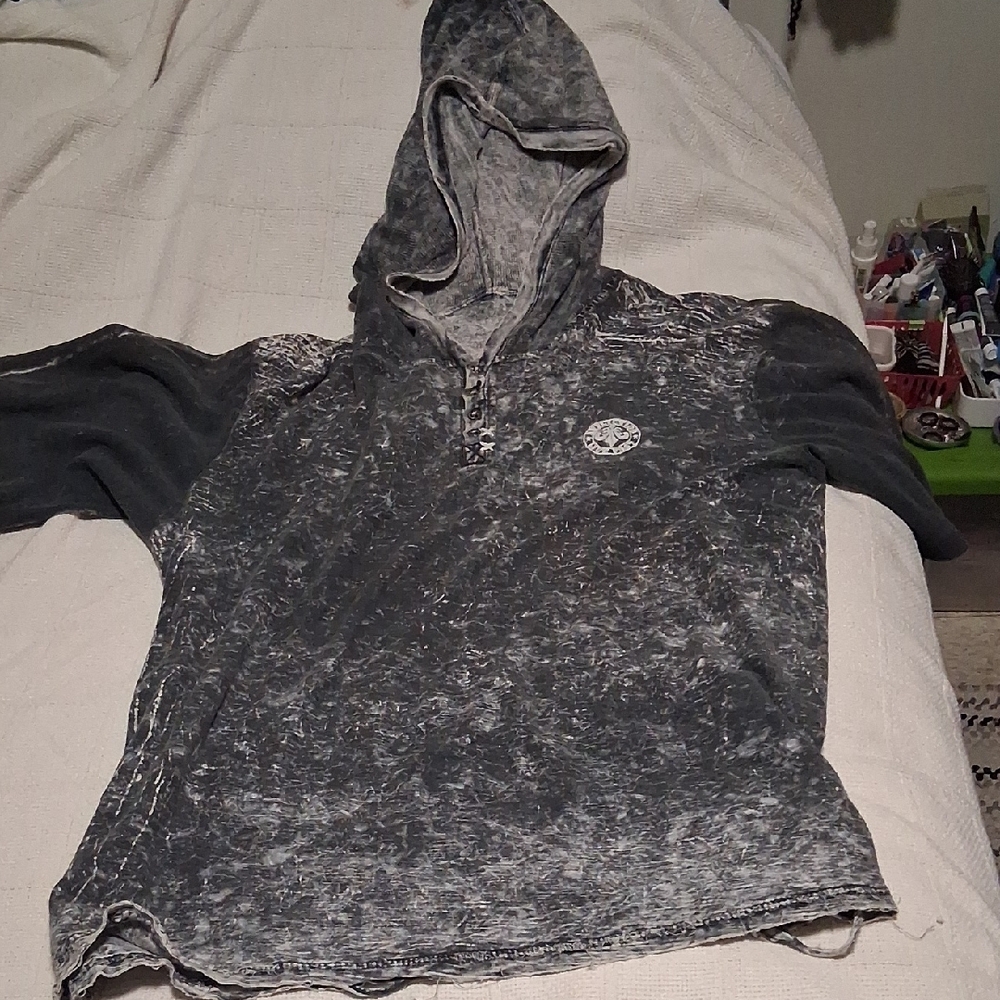 Affliction Hooded T-Shirt (XL)